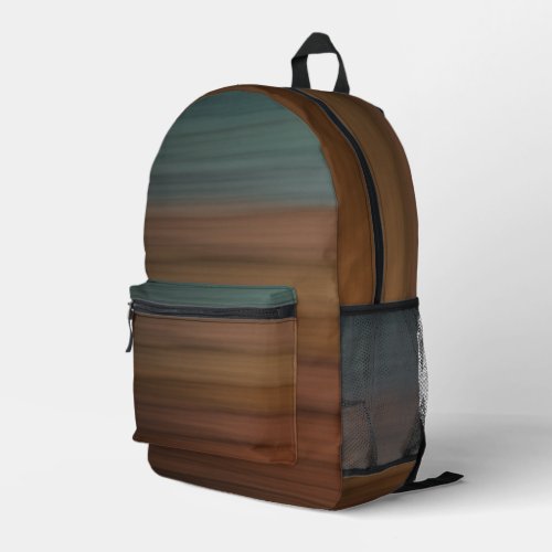 Southwestern Painted Desert Faux Wood Printed Backpack