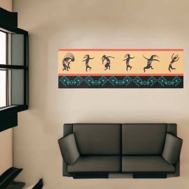 Southwestern Party Dancing Kokopellis Runner (Insitu (Indoor 1))