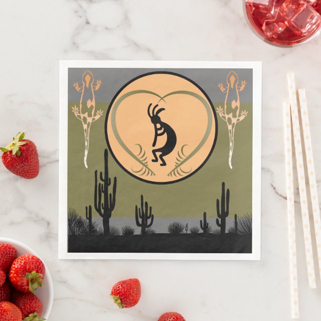 Southwestern Party Kokopelli Napkins (Insitu)