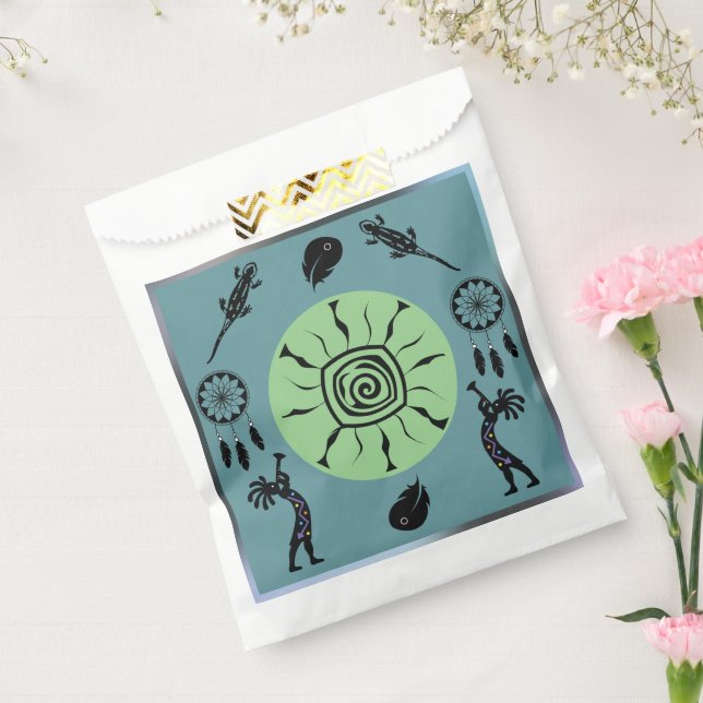 Southwestern Party Kokopelli Party Favor Bag (Sealed)