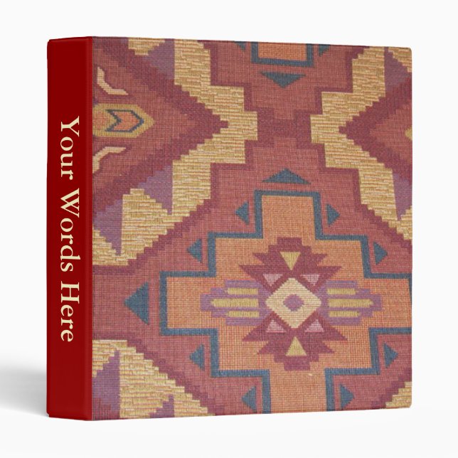 Southwestern Pattern Binder (Front/Spine)