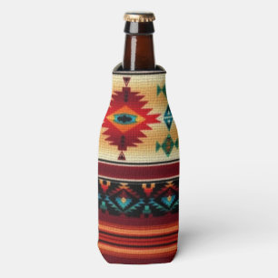 Southwestern pattern fun bottle cooler