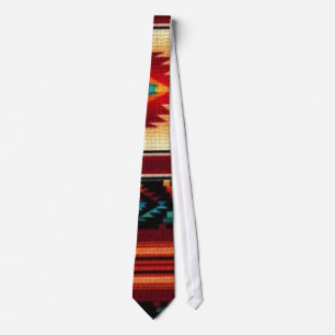 Southwestern pattern fun mens tie