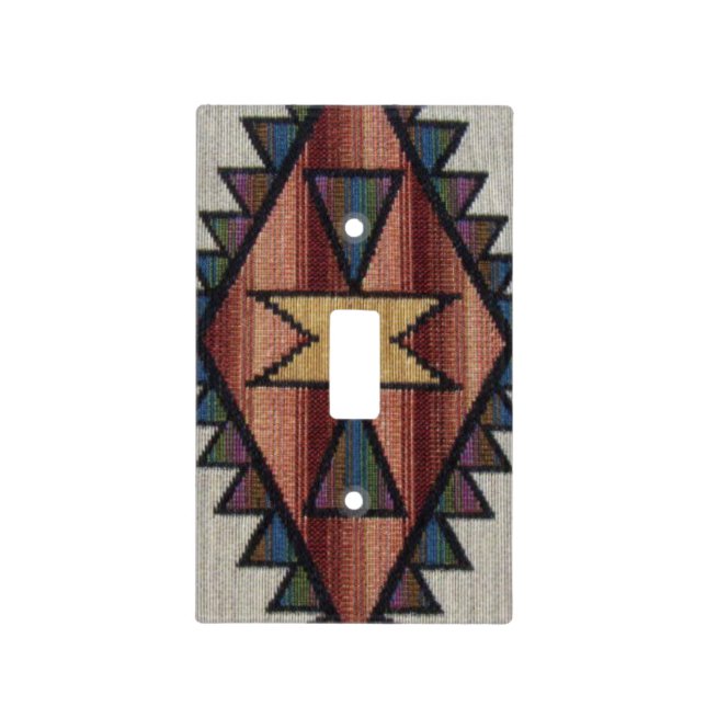 Southwestern Pattern Light switch cover (Front)