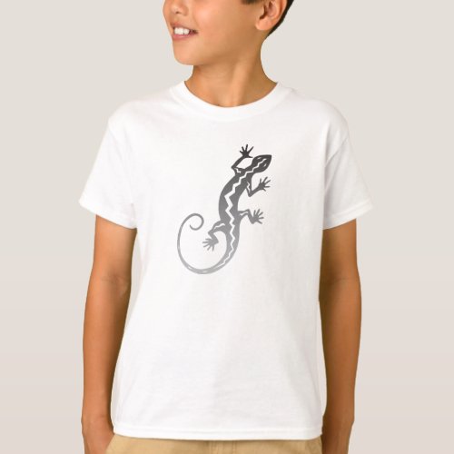 Southwestern Petroglyph Gecko Kids Shirt