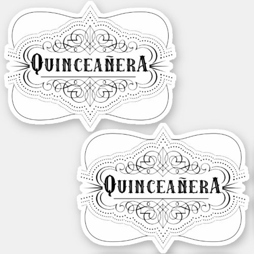 Southwestern Quinceanera  Sticker