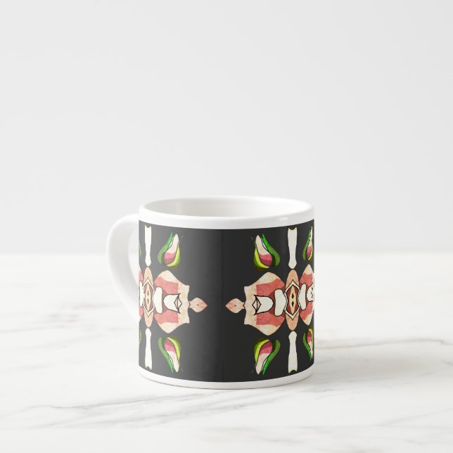 southwestern rose pink espresso cup by FRenee2 (Front Left)