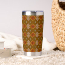 Southwestern Rustic Diamond Pattern