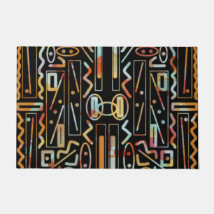 Southwestern Scratch Art Pattern Doormat