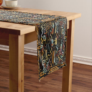 Southwestern Scratch Art Pattern  Short Table Runner