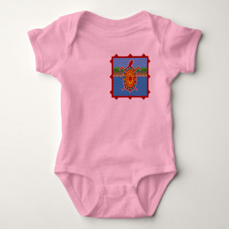 Southwestern Sea Turtle 2-Sided Baby Bodysuit