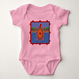Southwestern Sea Turtle Baby Bodysuit