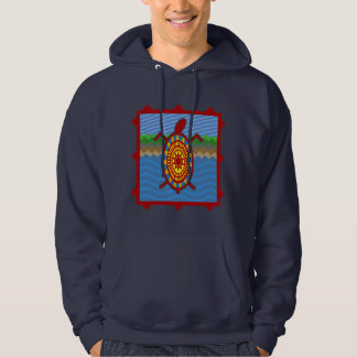 Southwestern Sea Turtle Dark Hoodies