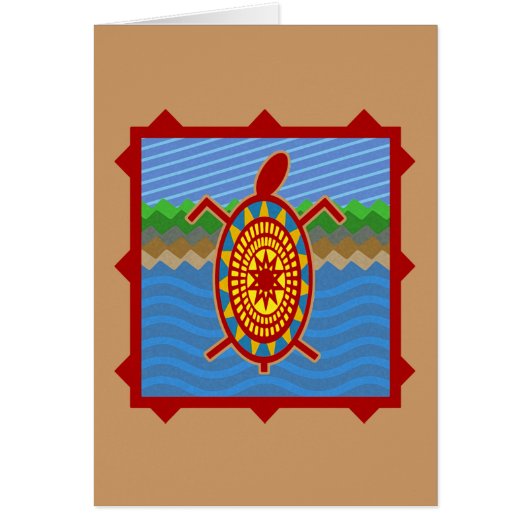 Southwestern Sea Turtle Scene Cards (Front)