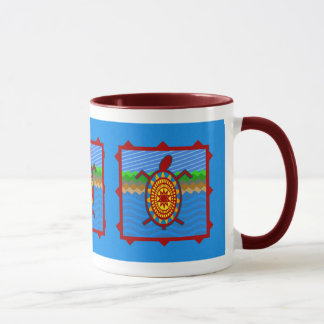 Southwestern Sea Turtle Scene Mugs