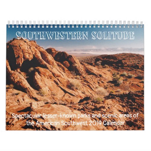 Southwestern Solitude Twelve Month Calendar