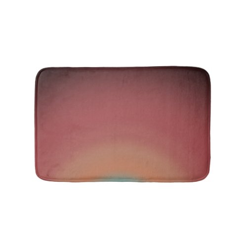 Southwestern Southwest Desert Rainbow Art Design Bath Mat