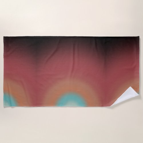 Southwestern Southwest Desert Rainbow Art Design Beach Towel
