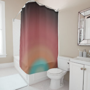 Southwestern Southwest Desert Rainbow Art Design Shower Curtain