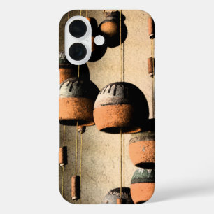 Southwestern Spiraled Clay Wind Chimes Still Life iPhone 16 Case