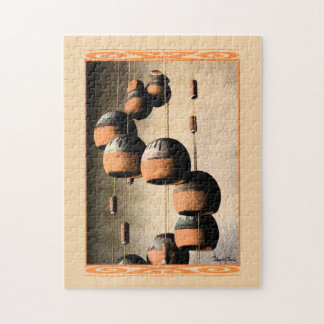 Southwestern Spiraled Clay Wind Chimes Still Life Jigsaw Puzzle