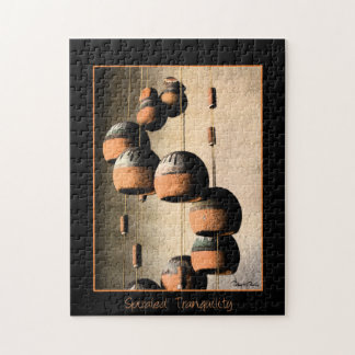 Southwestern Spiraled Clay Wind Chimes Still Life Jigsaw Puzzle