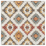 Southwestern Starburst Pattern-Rustic Tribal Fabric