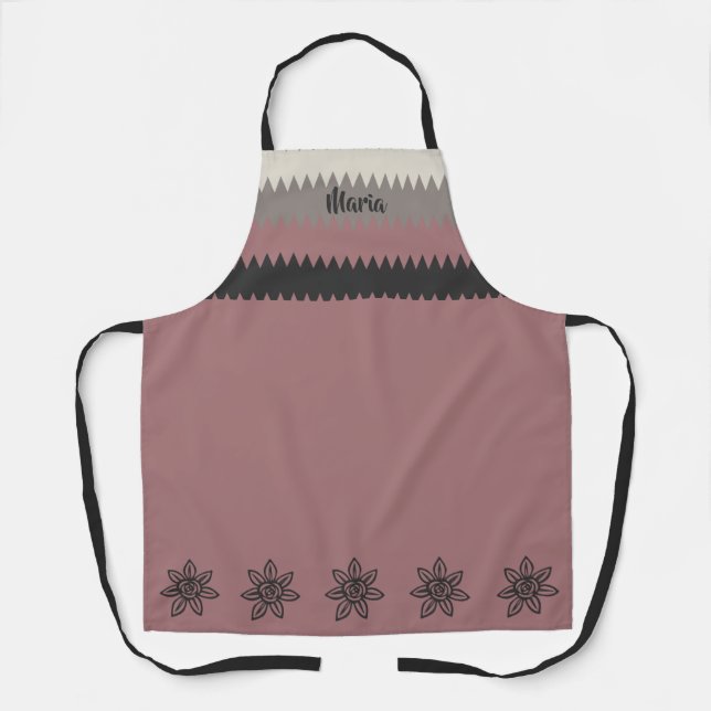 Southwestern Style Adobe Color Palette Apron (Front)