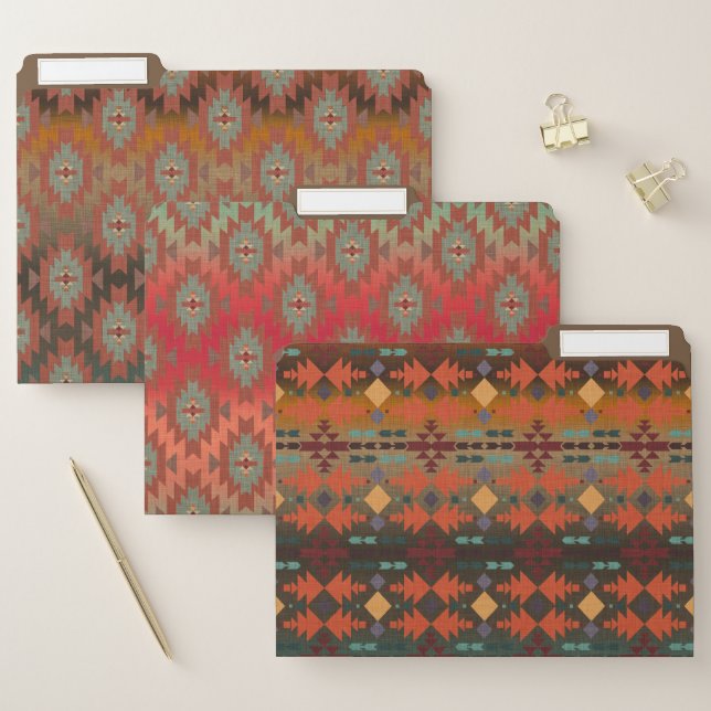 Southwestern Style | Beautiful Patterns File Folder (Set)