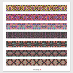Southwestern Style Borders Craft Decor Sticker
