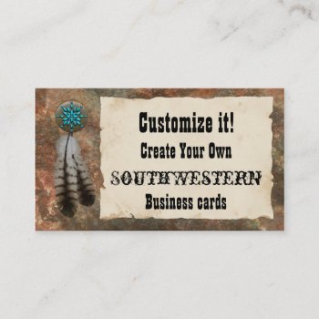 Southwestern Style Business Card by RanchLady at Zazzle