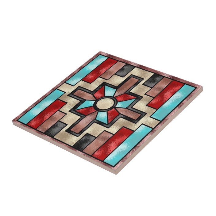Southwestern Style Ceramic Tile Zazzle Com