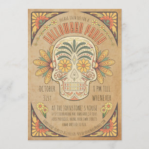Southwestern Style Halloween Party Invitations