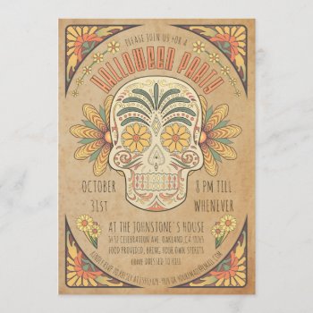 Southwestern Style Halloween Party Invitations by Anything_Goes at Zazzle