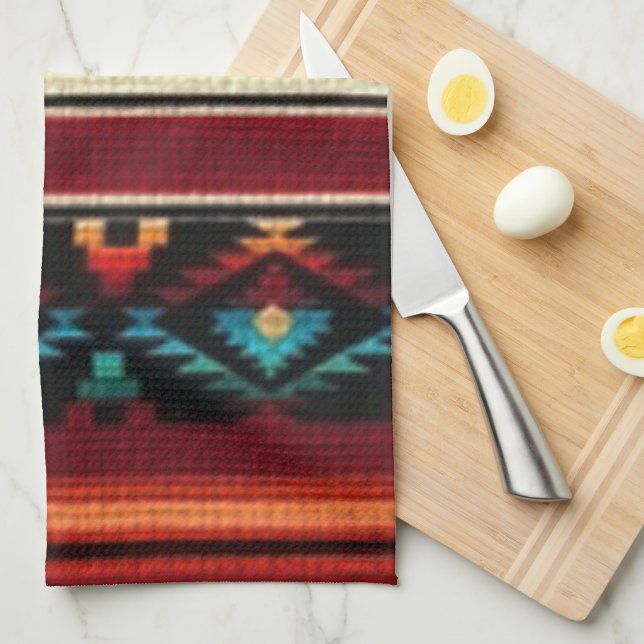 Southwestern Style kitchen towel (Quarter Fold)