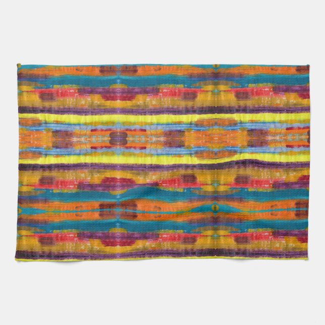 Southwestern style kitchen towel (Horizontal)