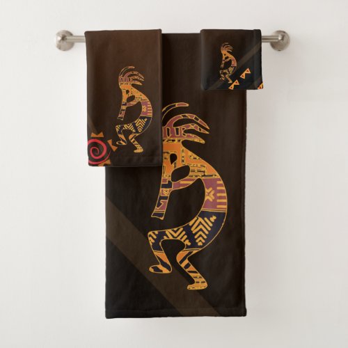 Southwestern Style  Kokopelli Bath Towel Set