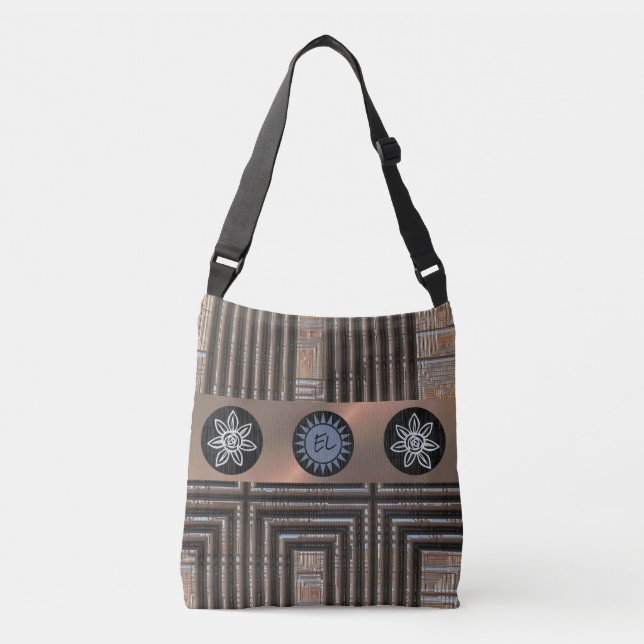 Southwestern Style Monogrammed Tote Bag (Front)
