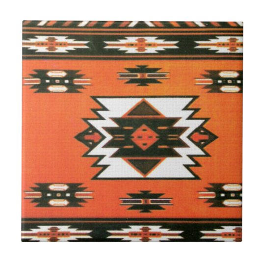 Southwestern Style Pattern Tile | Zazzle.com