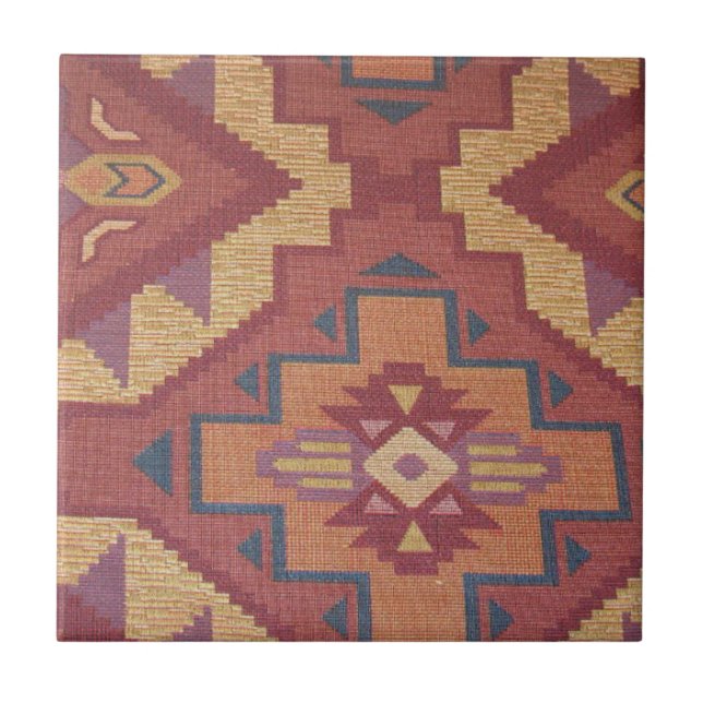 Southwestern Style Pattern Tile (Front)