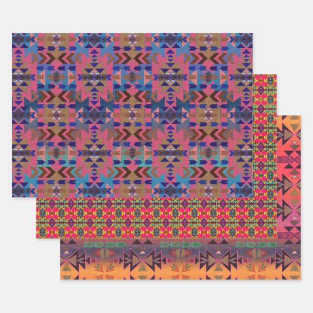 Southwestern Style | Sunset Skies Wrapping Paper Sheets (Set)