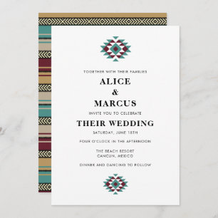 Southwestern Summer Desert Wedding Invitation