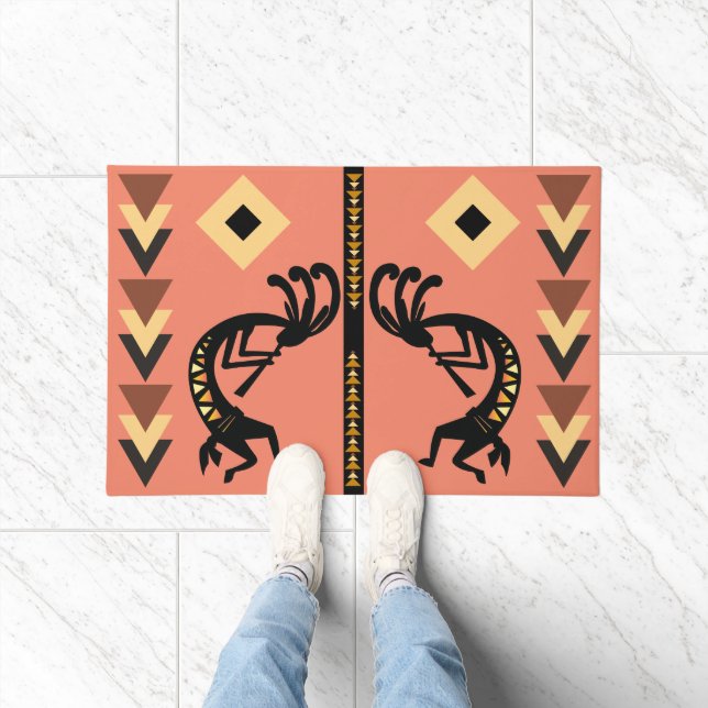 Southwestern Sun Kokopelli Doormat (Indoor)