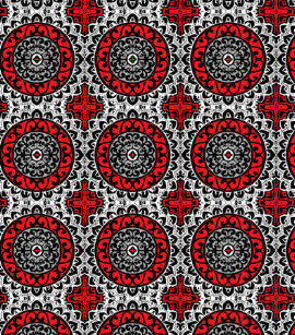 red black white fabric zazzle