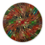 Southwestern Sun Swirl Ceramic Knob
