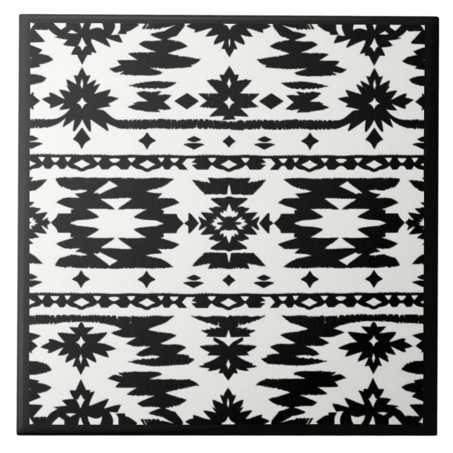Southwestern Sway Ceramic Tile (Front)