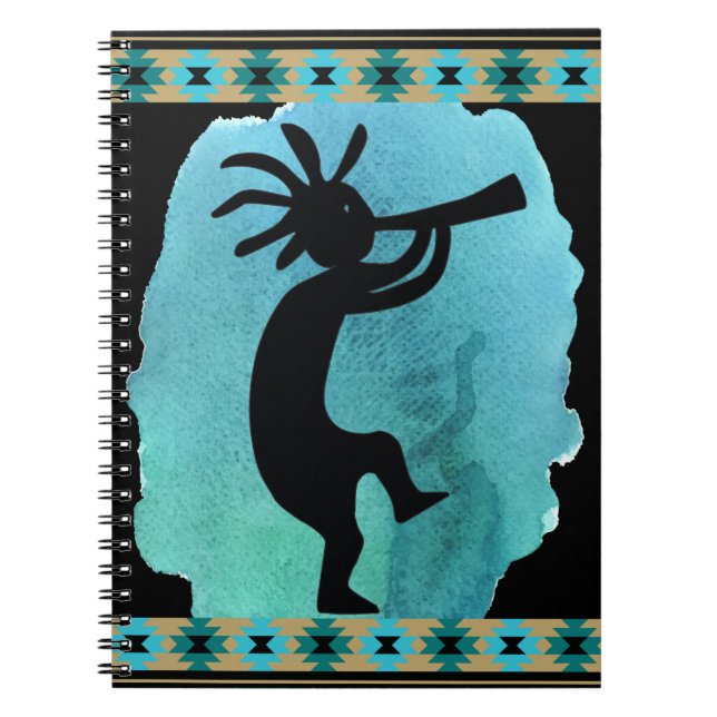 Southwestern Teal Journal Kokopelli (Front)