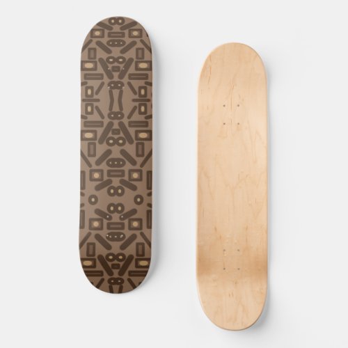 Southwestern Tribal Abstract Pattern Art Design  Skateboard