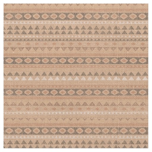 Southwestern Tribal Linen Stripe Fabric