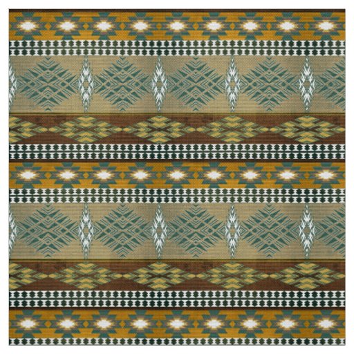 Southwestern tribal pattern fabric
